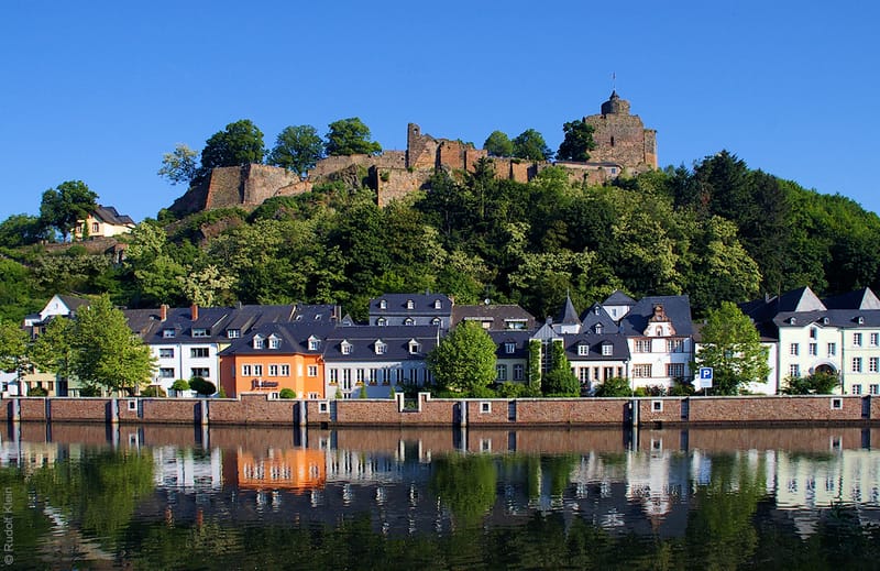 Stadtansicht von Saarburg an der Saar – Bewertungsgebiet des Ingenieurbüros Pletsch